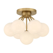 Minka-Lavery 12077-732 - Lunara 18.25" 7-Light Semi-Flush Mount