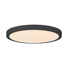Savoy House 6-3333-15-BK - 15" LED Flush Mount in Black
