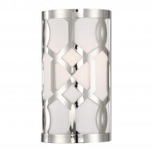 Crystorama 2262-PN - Libby Langdon Jennings 6.5'' Polished Nickel Sconce