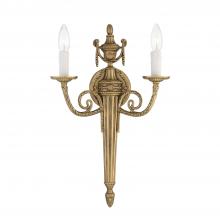 Crystorama 662-MB - Loxley 12.75'' Matte Brass Sconce