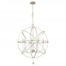 Crystorama 9229-OS - Solaris 40'' Olde Silver Chandelier