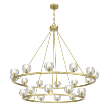 Crystorama ARA-10268-SB - Aragon 48'' LED Soft Brass Chandelier