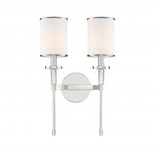 Crystorama HAT-472-PN - Hatfield 12'' Polished Nickel Sconce
