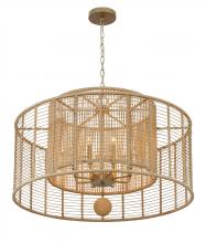 Crystorama JAY-A5006-BS - Jayna 31.25'' Burnished Silver Chandelier