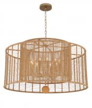 Crystorama JAY-A5009-BS - Jayna 42.75'' Burnished Silver Chandelier
