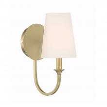 Crystorama PAY-921-VG - Payton 5.5'' Vibrant Gold Sconce