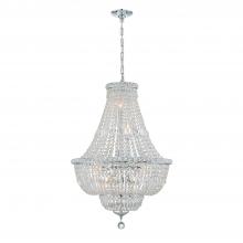 Crystorama ROS-A1009-CH-CL-MWP - Roslyn 22'' Polished Chrome Chandelier