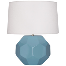 Robert Abbey OB01 - Steel Blue Franklin Table Lamp