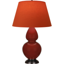 Robert Abbey OX21T - Oxblood Double Gourd Table Lamp