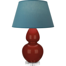 Robert Abbey OX23B - Oxblood Double Gourd Table Lamp
