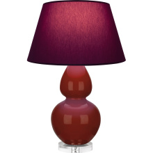 Robert Abbey OX23P - Oxblood Double Gourd Table Lamp
