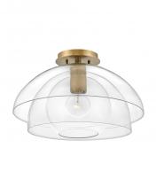 Hinkley Merchant 39061HBR - Medium Convertible Semi-flush Mount