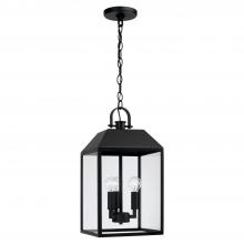 Capital 953434BK - 3 Light Outdoor Hanging Lantern