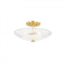 Hudson Valley KBS1742503S-AGB - Lago Semi Flush