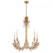 Lucas McKearn ch7407g-5 - Palm d'Or 5 Light Chandelier