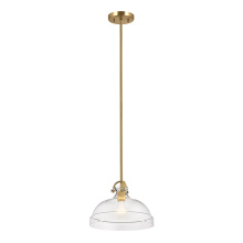 Lucas McKearn pd-hampton-p-pnbr - Hampton 1 Light Duo-Mount Pendant - Brass