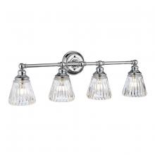 Lucas McKearn bb-keynes4-pc - Keynes 4 Light Vanity in Polished Chrome