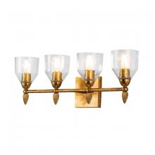 Lucas McKearn bb1000g-4f2g - Felice 4 Light Vanity in Antique Gold