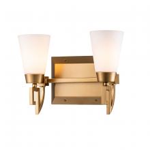 Lucas McKearn bb1006lg-2 - Lemuria 2 Light Vanity in Lacquered Gold