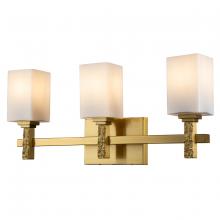 Lucas McKearn bb1101agb-3 - Jack 3 Light Vanity in Aged Brass