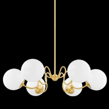 Mitzi by Hudson Valley Lighting H772806-AGB - Havana Chandelier