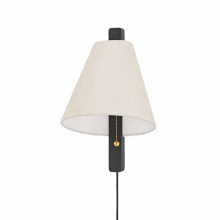 Mitzi by Hudson Valley Lighting HL636201-AGB/WCA - Ellen Plug-In Sconce