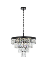 Elegant 1060D20BK - Pendant D20"H14"L10 Black