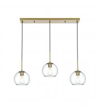 Elegant LD2236SG - BAXTER Hang L36"W7.9"H8"L3 Satin Gold CL