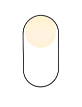 Elegant OD403W12BK - Wall Sconce W5.9" E5.9" H11.8" Black