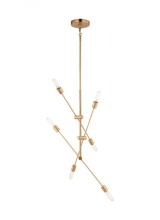 Visual Comfort & Co. Studio Collection 3200506-848 - Axis Six Light Large Chandelier