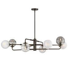 Fredrick Ramond Merchant FR30508BX - Large Adjustable Single Tier Chandelier